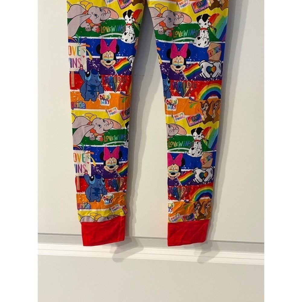Disney Pride Shephard's Sleepers Kids PJ‎ Set Love Wins Mickey Stitch 9/10y - Picture 9 of 10